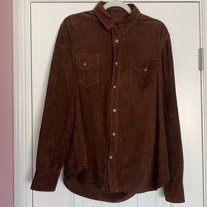 Mens long sleeve button up